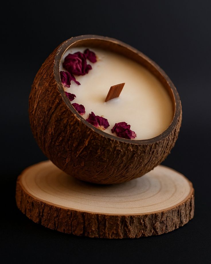Coconut Shell Candles