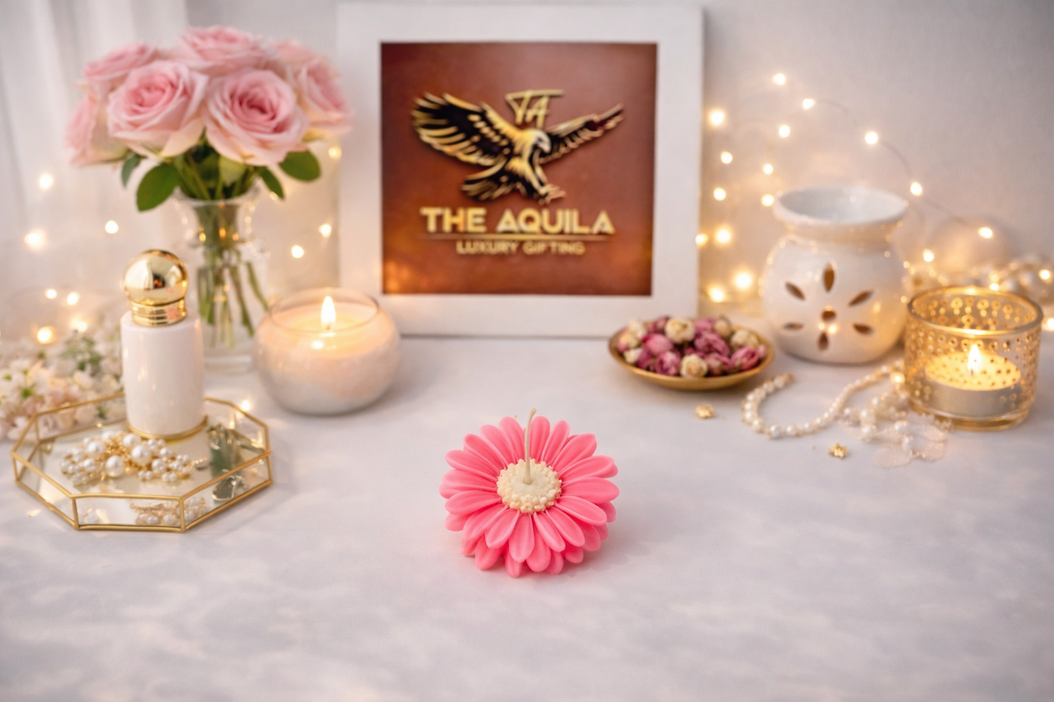 Daisy Scented Candle -  PACK OF 2 – A Little Flower of Happiness for Your Space