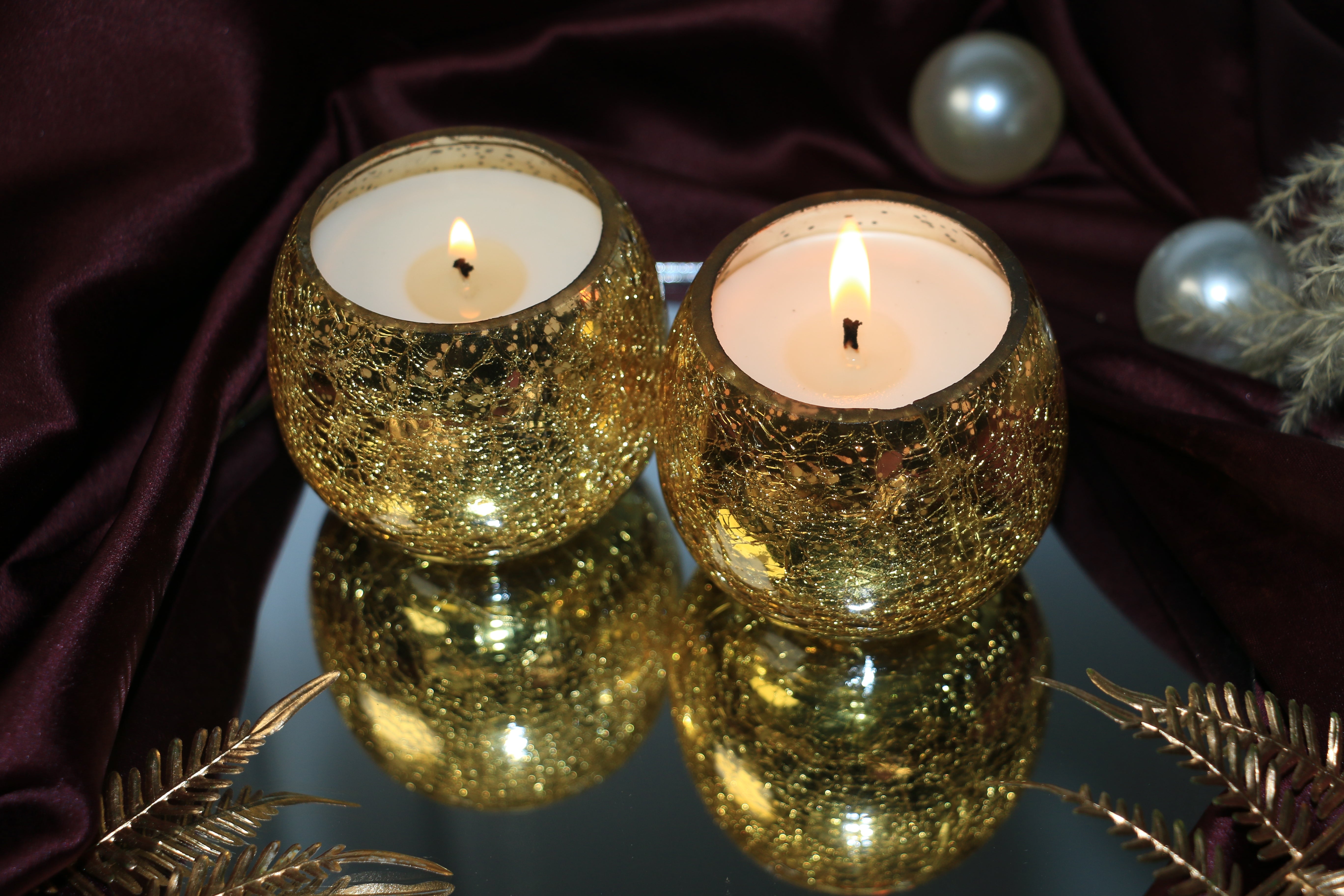 Luxe Gold Textured Musk Candle 100ml – Pack of 1