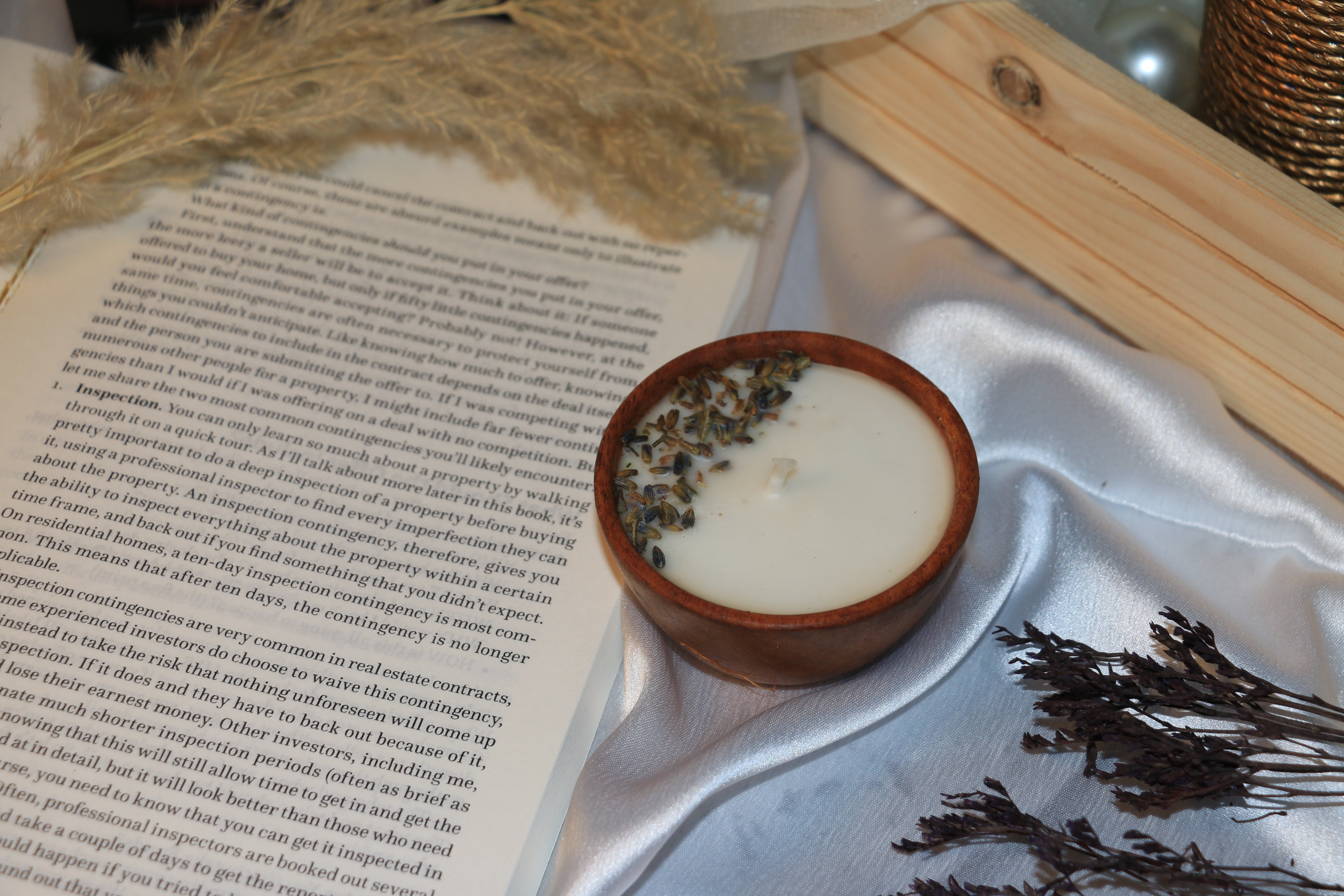 Rustic Bowl Glow Candle - Vanilla & Lavender