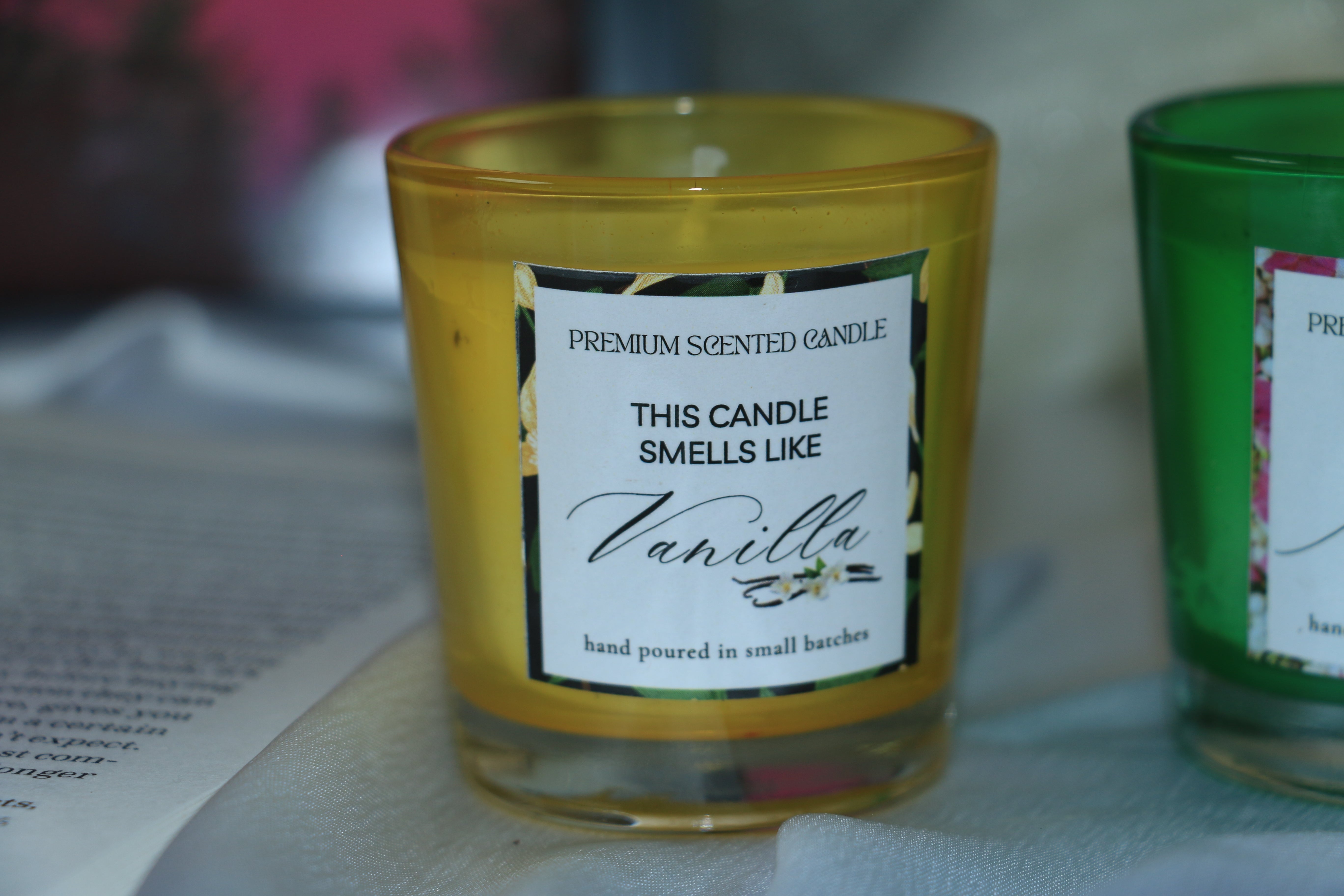 Vibrant Votive Candle Collection – 60ml – Premium Soy Wax | 20-Hour Burn Time Each