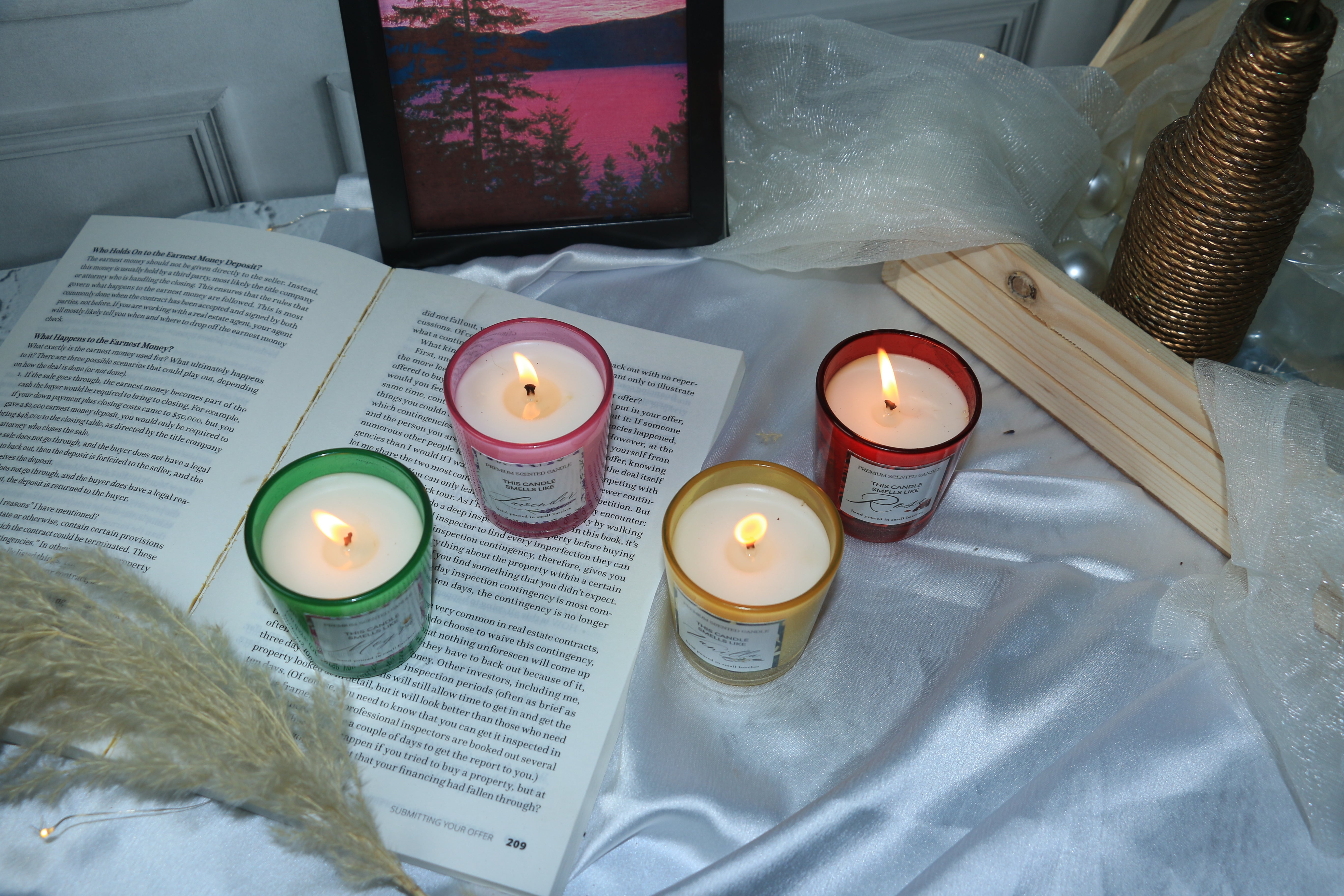 Vibrant Votive Candle Collection – 60ml – Premium Soy Wax | 20-Hour Burn Time Each