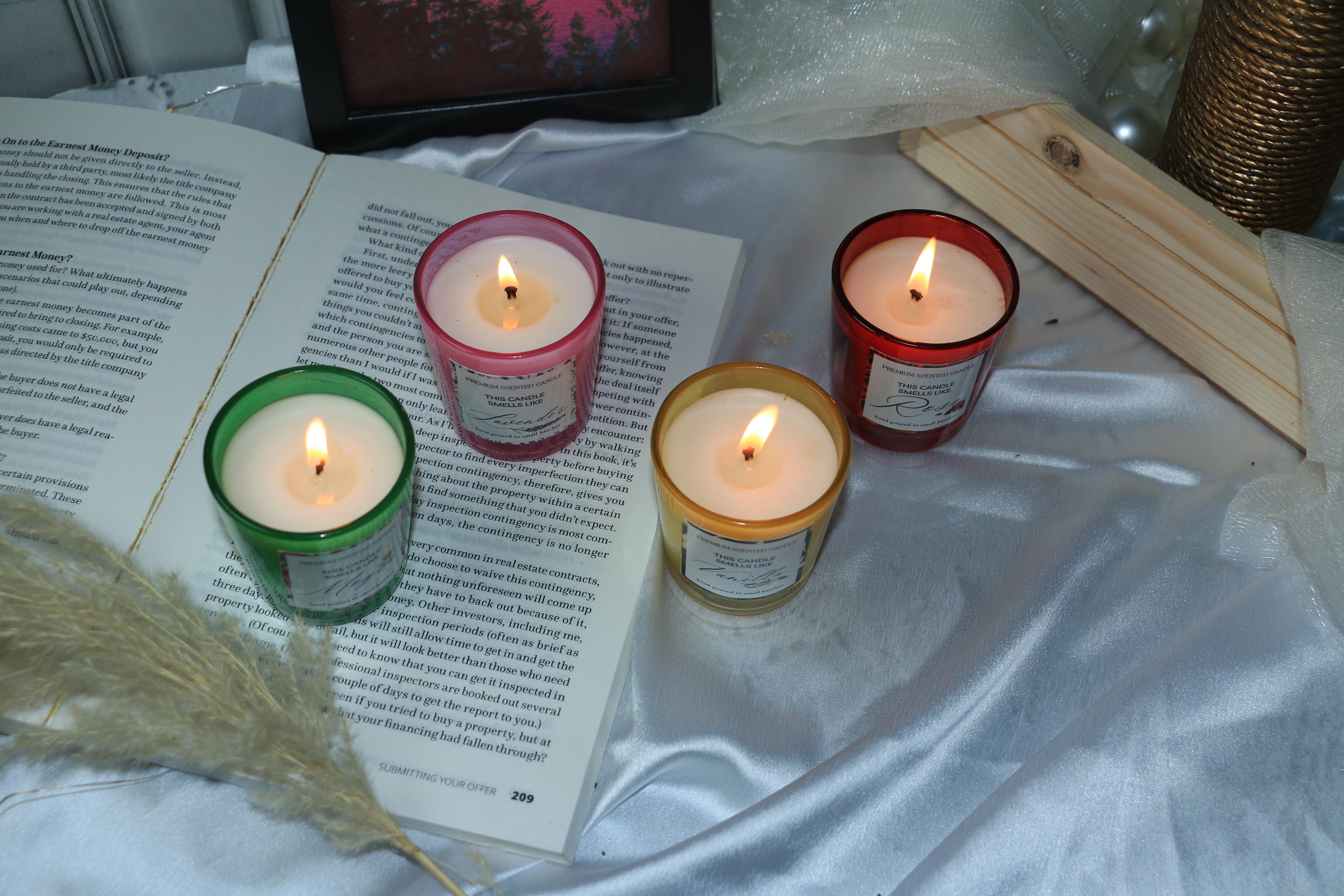 Vibrant Votive Candle Collection – 60ml – Premium Soy Wax | 20-Hour Burn Time Each