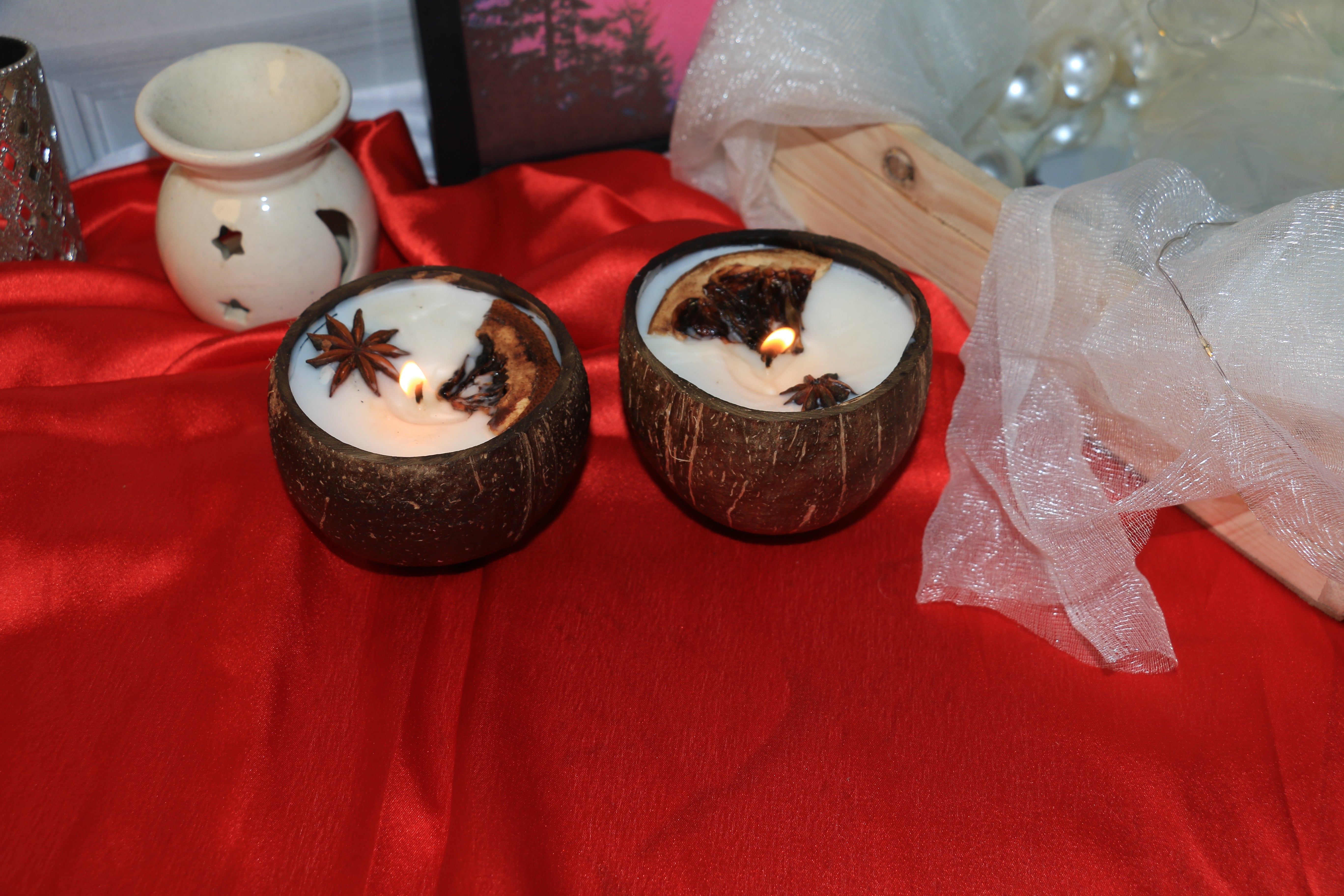 250ml Matte Coconut Shell Candle – Eco-Friendly, Handcrafted & Beautifully Scented