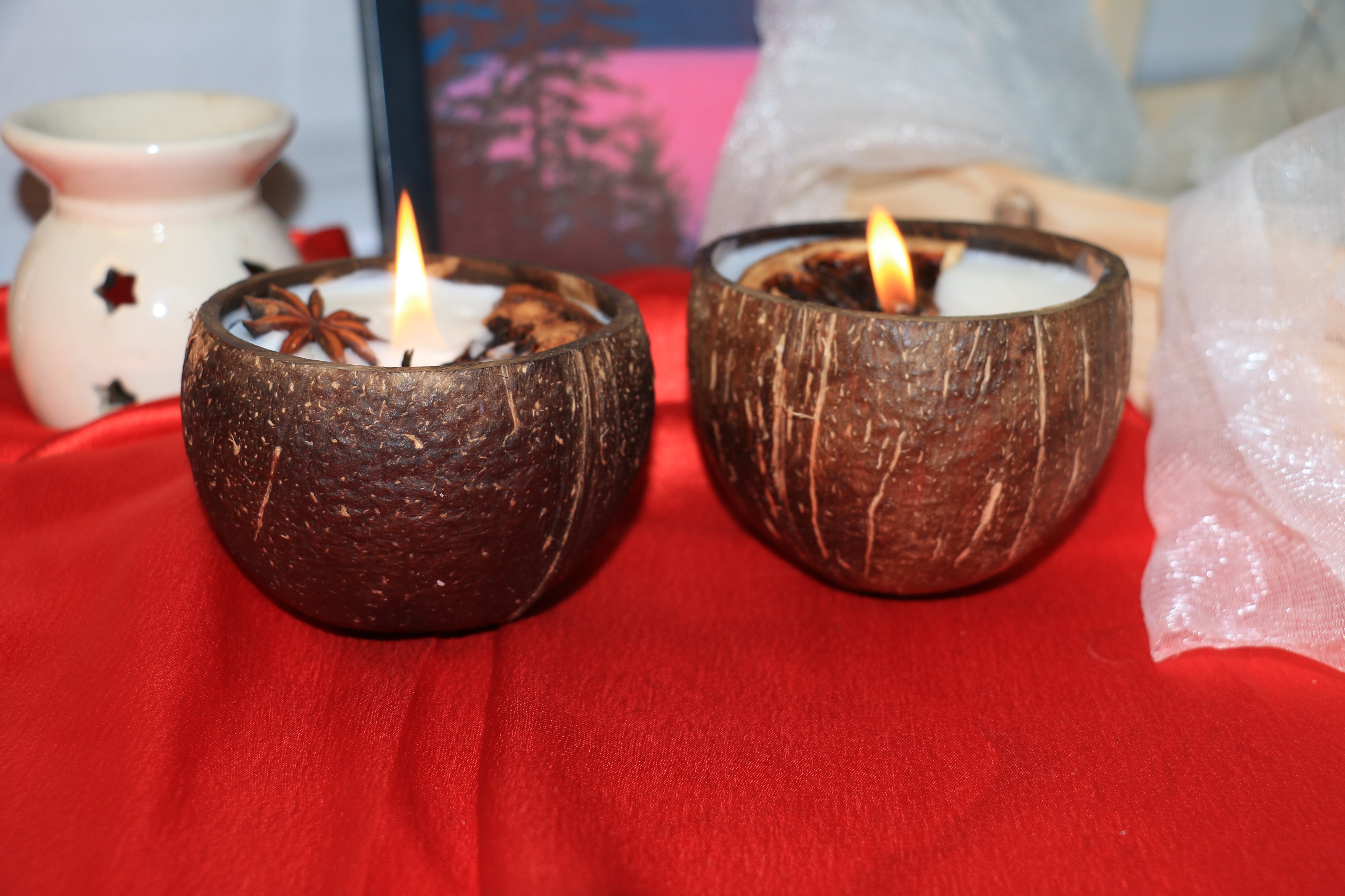 250ml Matte Coconut Shell Candle – Eco-Friendly, Handcrafted & Beautifully Scented