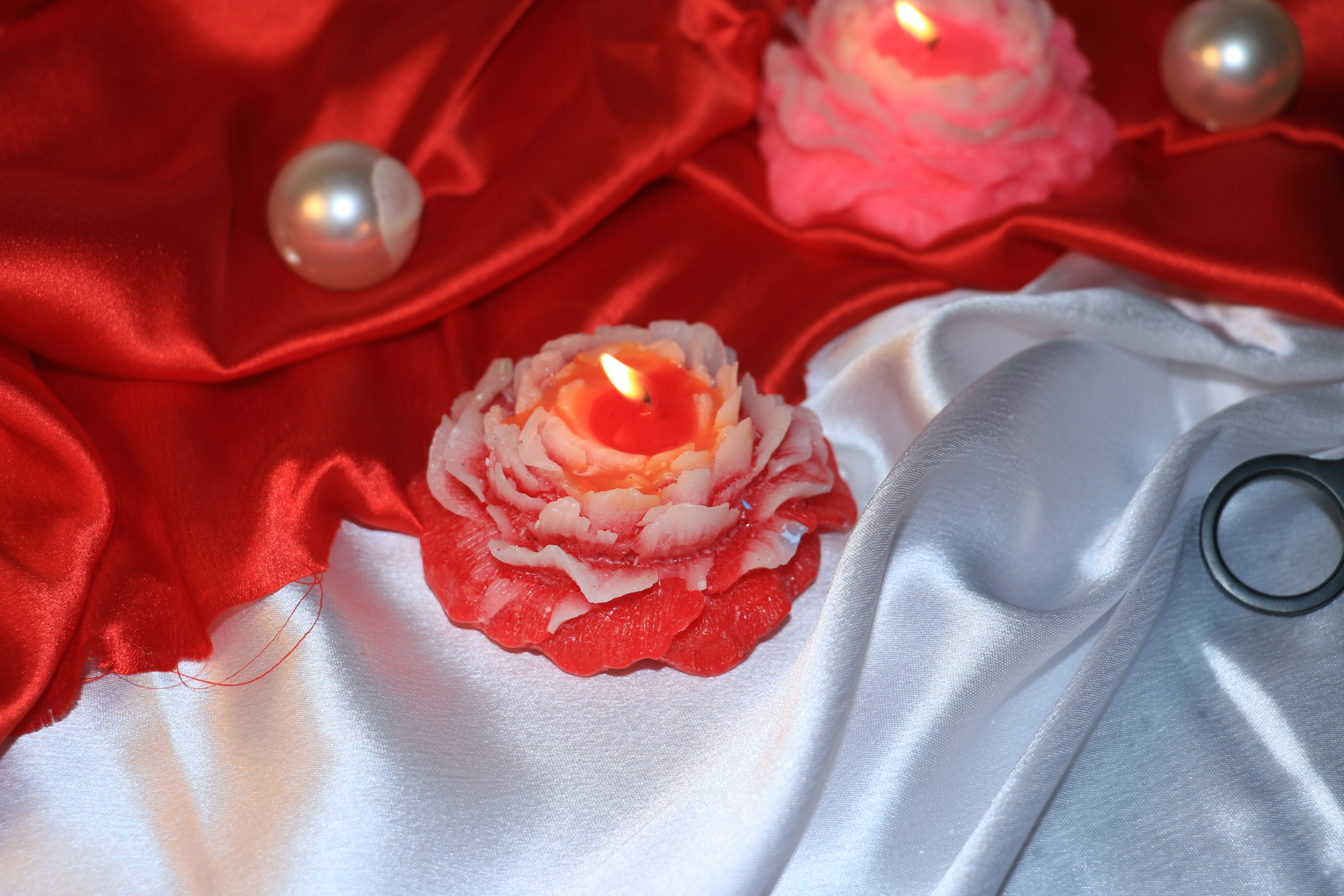 Pretty Peony Flower - Scented Decor Candle