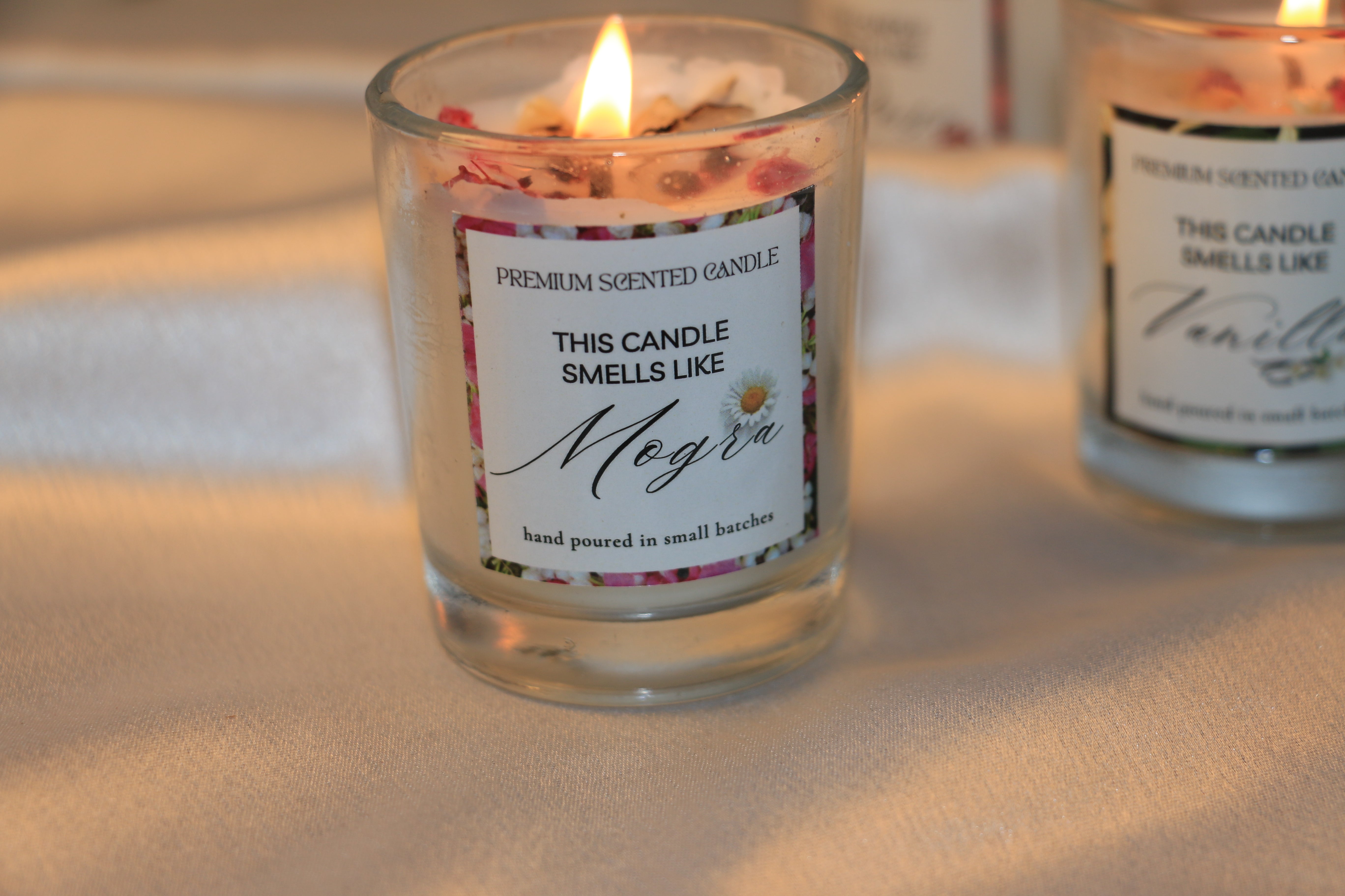 Transparent Votive Candle Collection – 50g | 20-Hour Burn Time Each