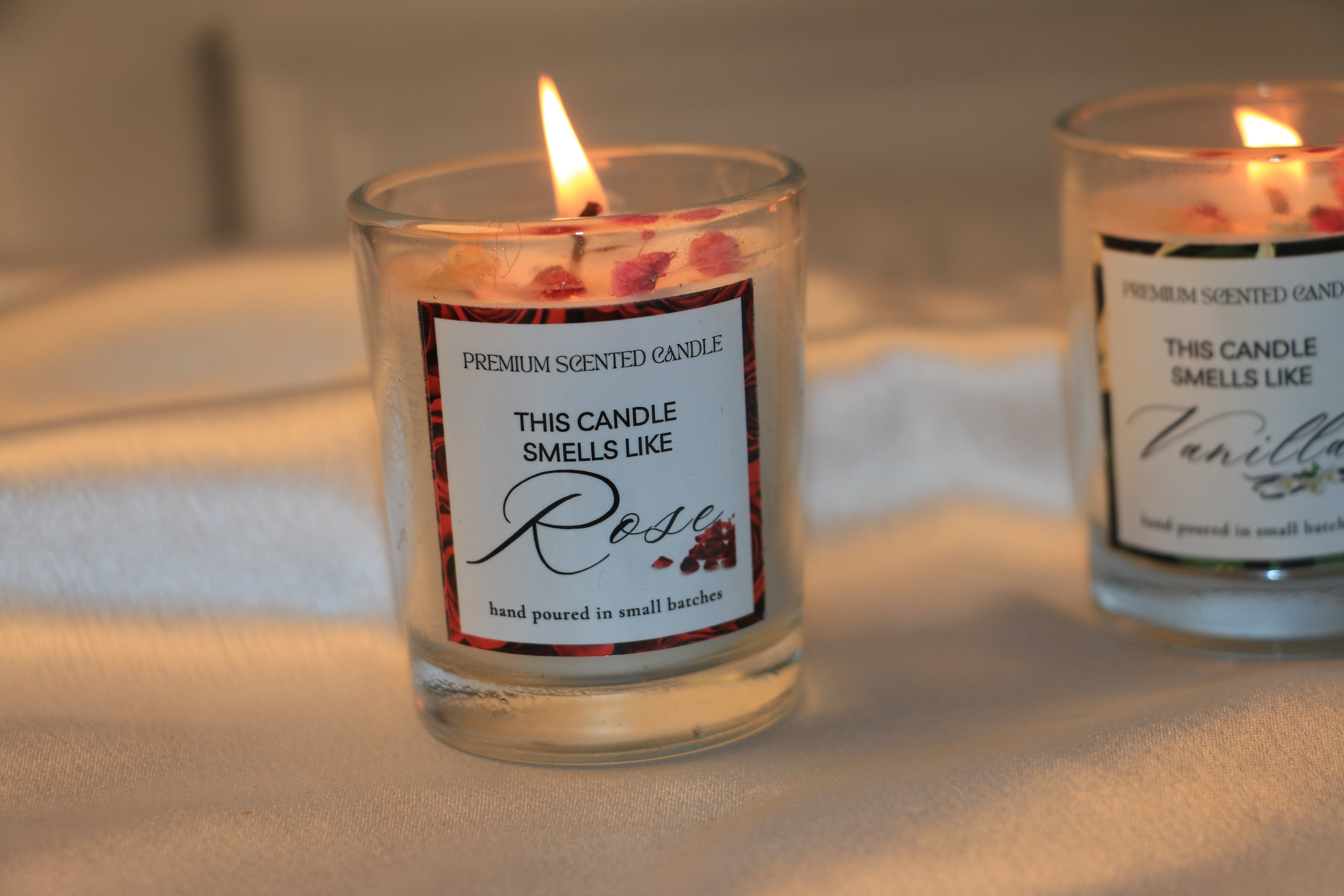 Transparent Votive Candle Collection – 50g | 20-Hour Burn Time Each