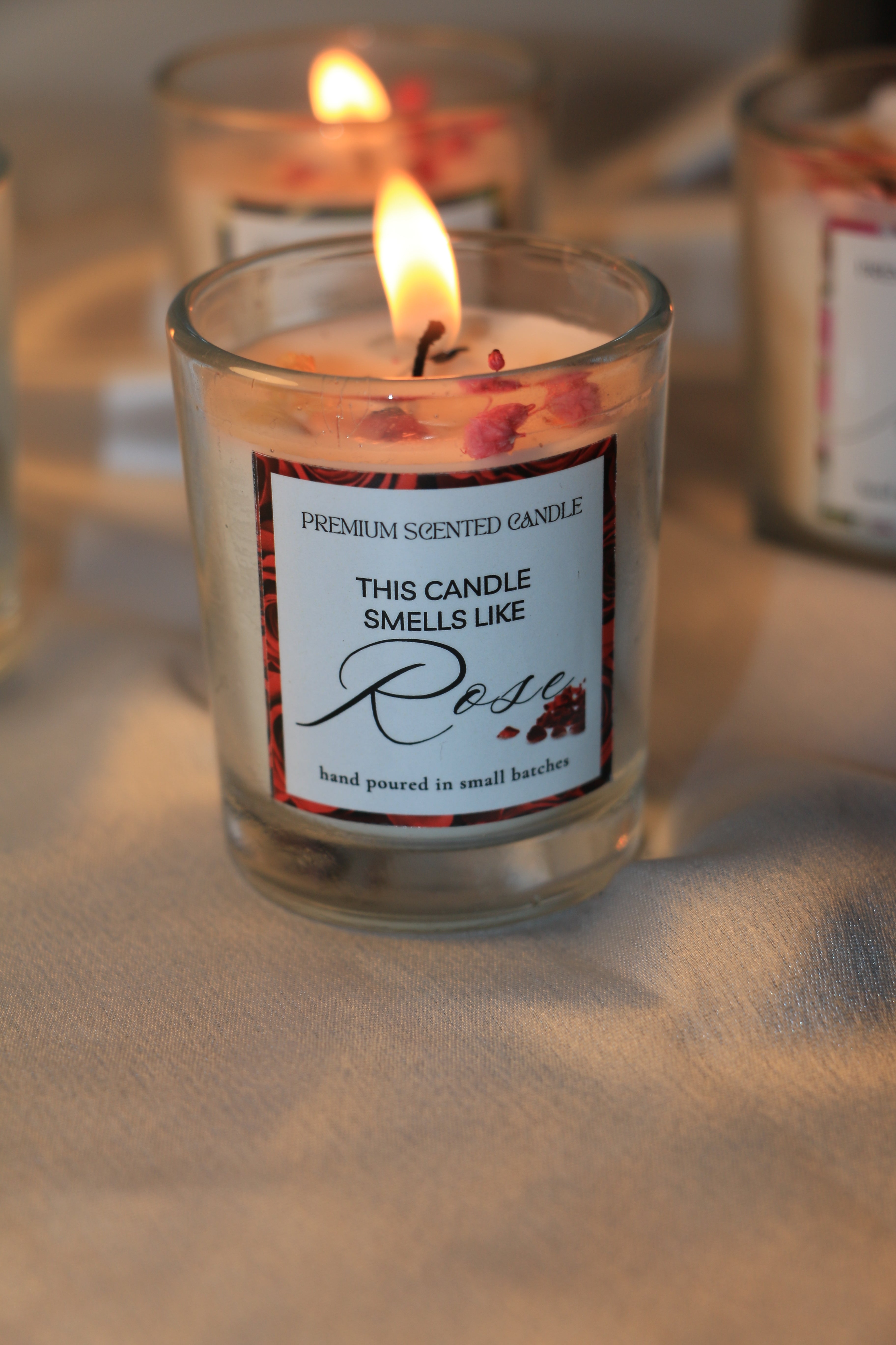 Transparent Votive Candle Collection – 50g | 20-Hour Burn Time Each