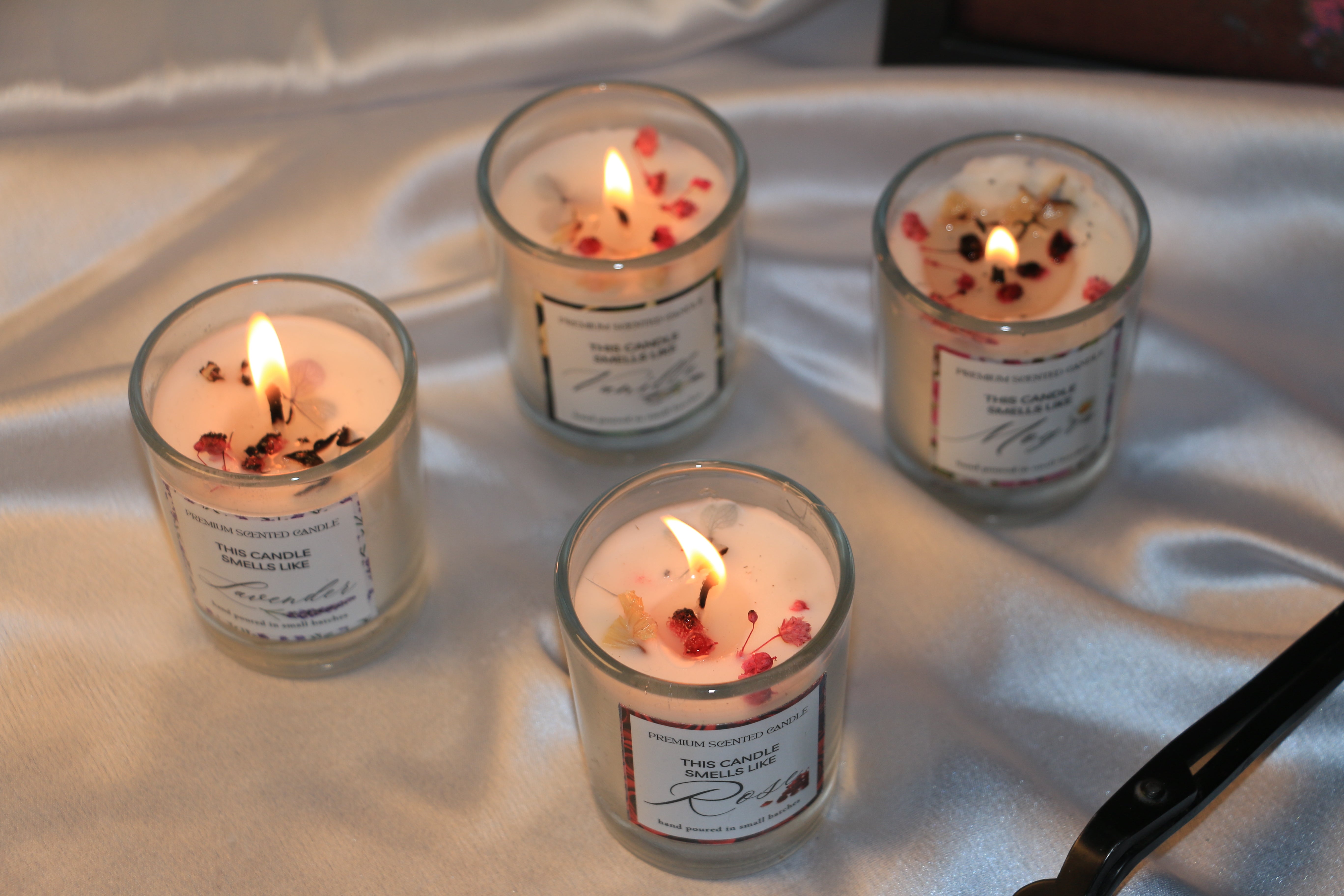 Transparent Votive Candle Collection – 50g | 20-Hour Burn Time Each