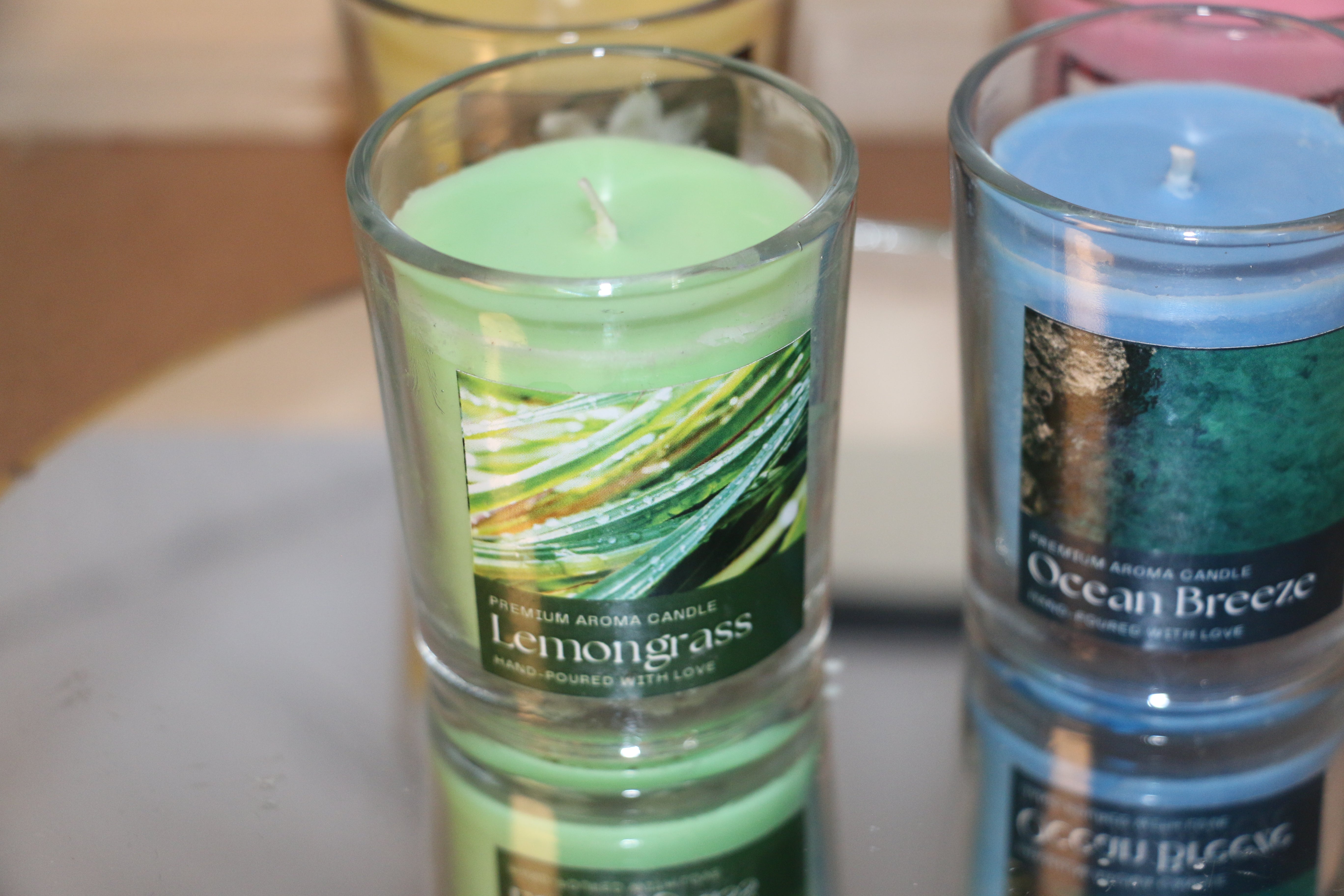 Coloured Wax - Transparent Shot Candles – 60ml | Long Burn, Premium Fragrance & Aesthetic Glow
