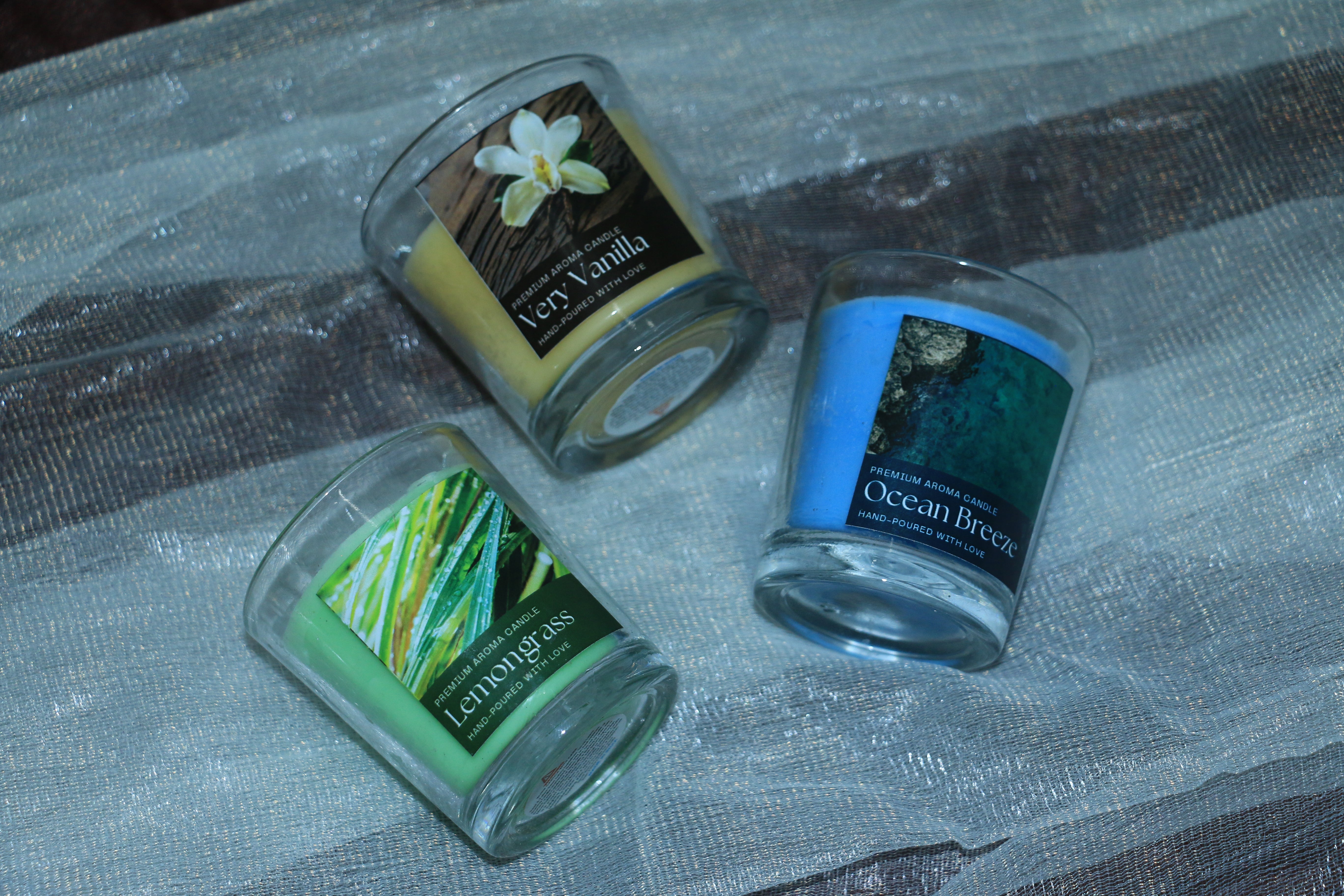 Coloured Wax - Transparent Shot Candles – 60ml | Long Burn, Premium Fragrance & Aesthetic Glow