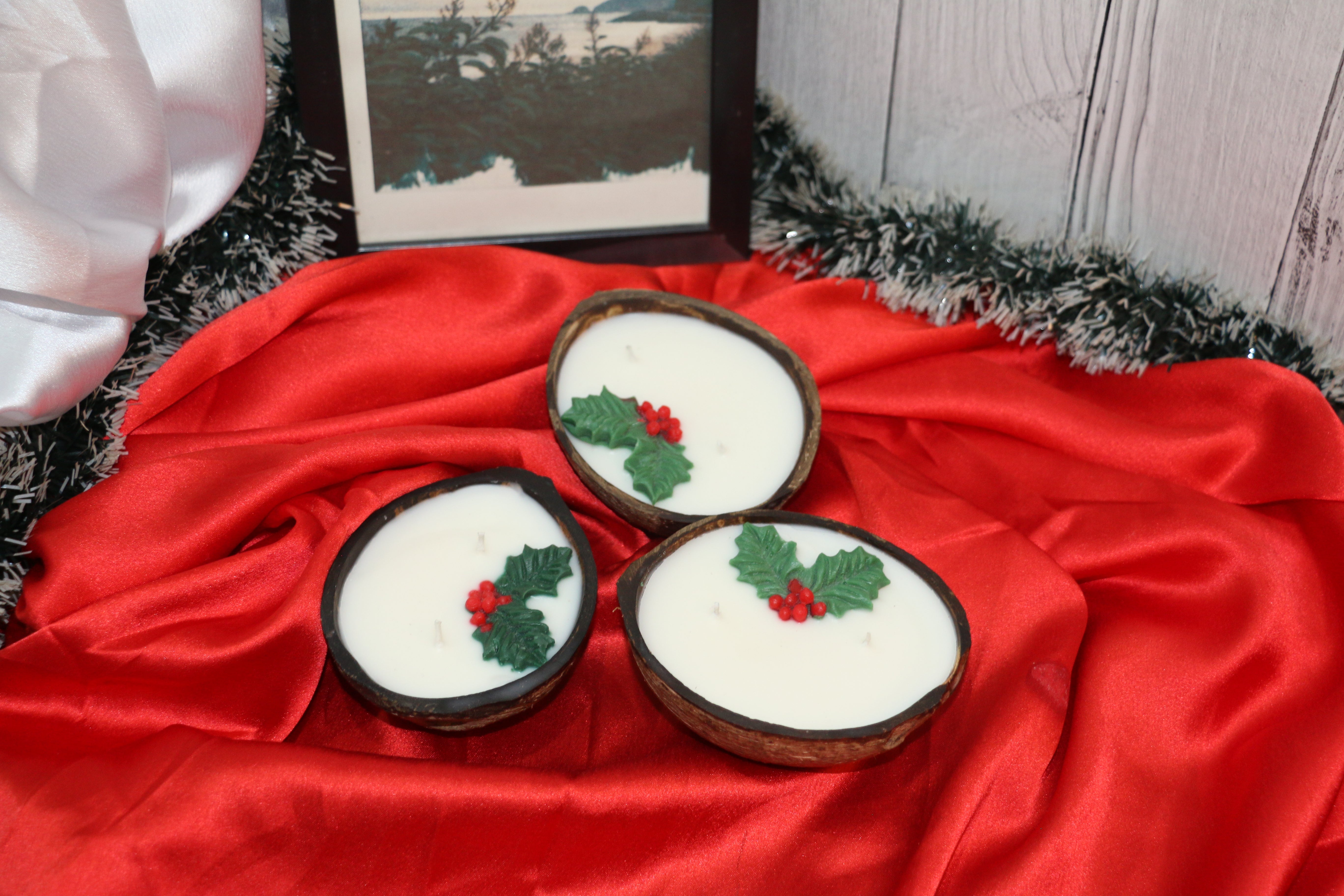 Cocoa Bliss Coconut Candle – Holiday Warmth in Every Glow