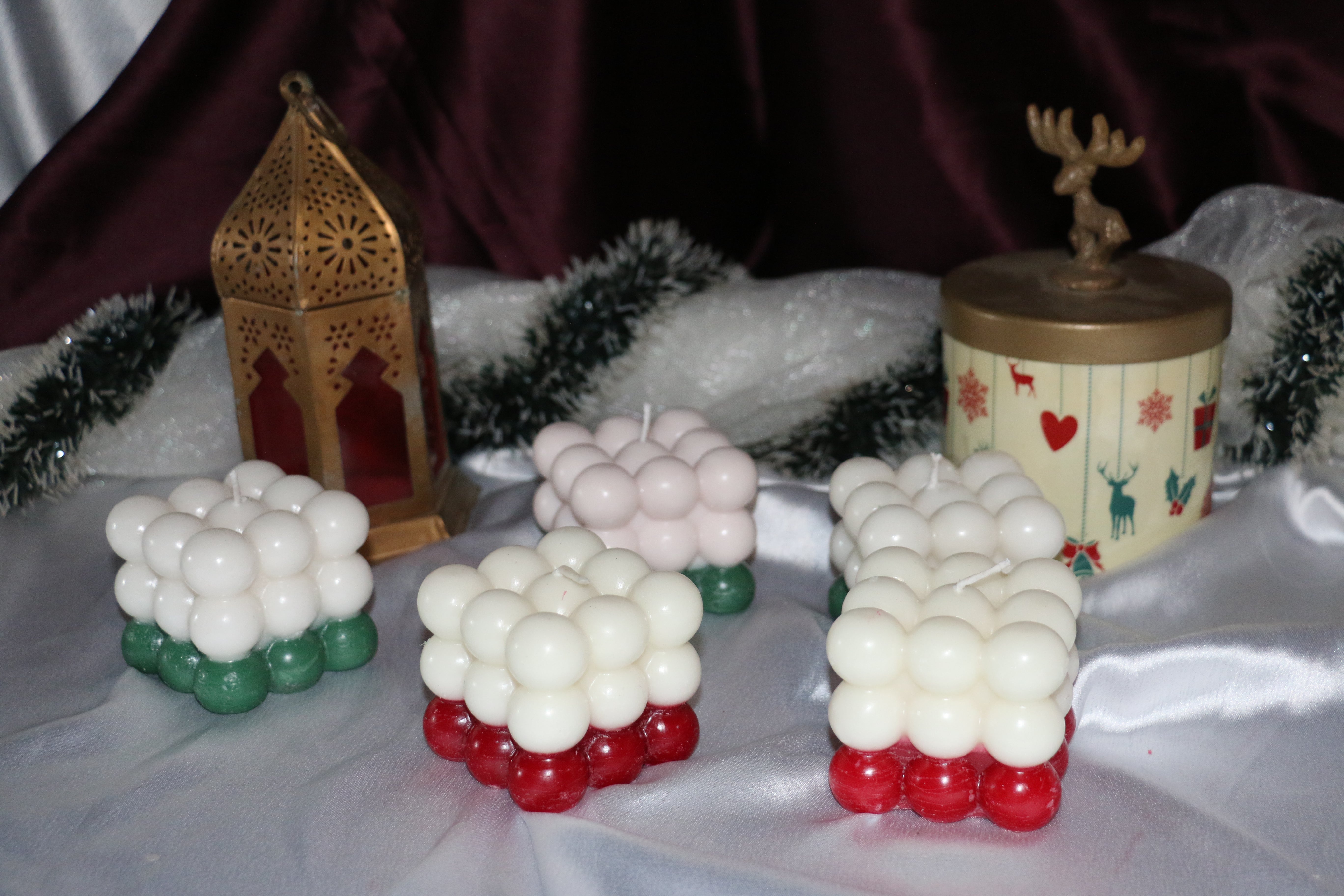 🎄 Christmas Bubble Candle 110g – Limited Edition Holiday Glow