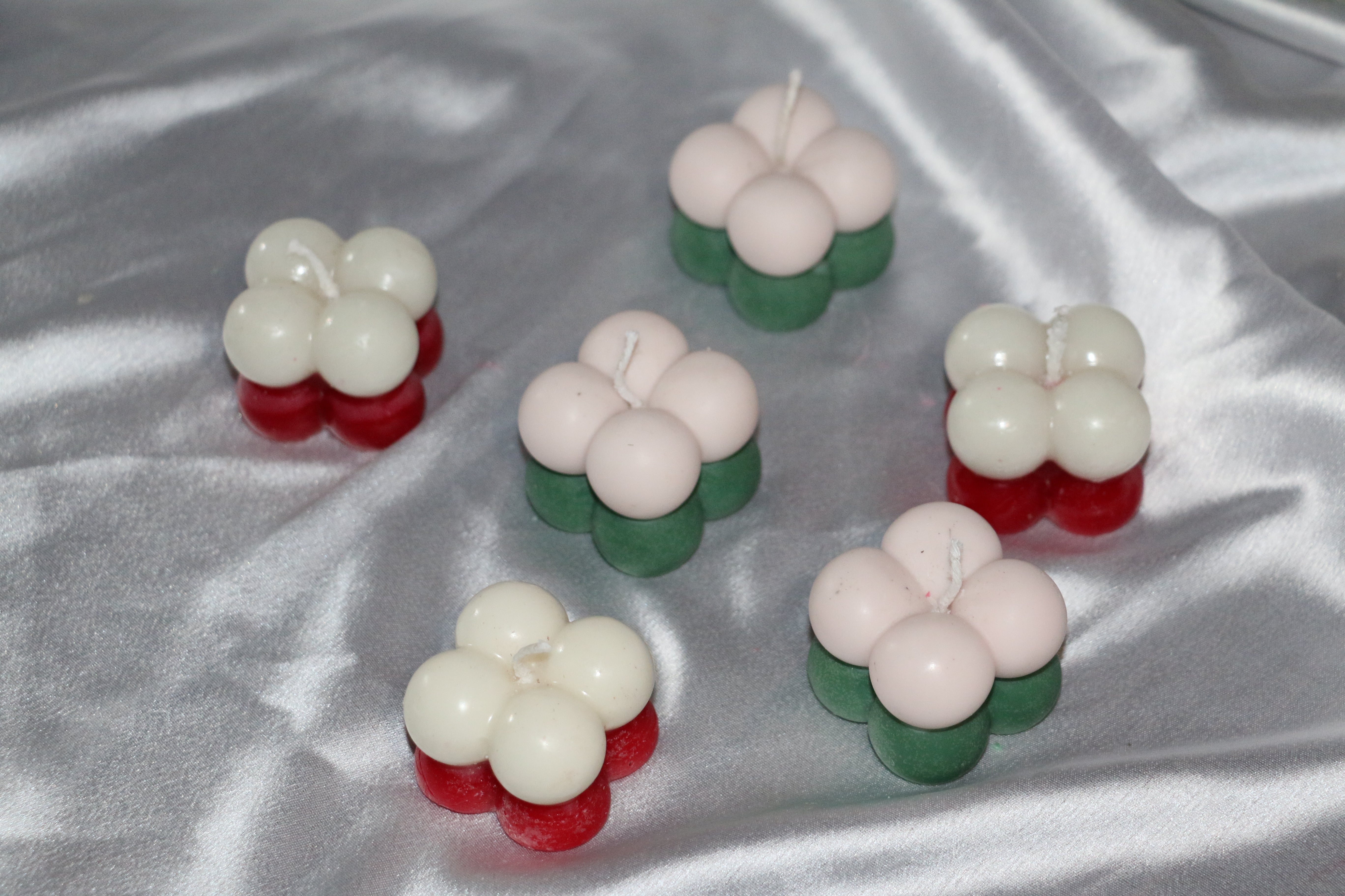 Mini Bubble Candle – Christmas Edition (Orange and Apple Cinnamon)