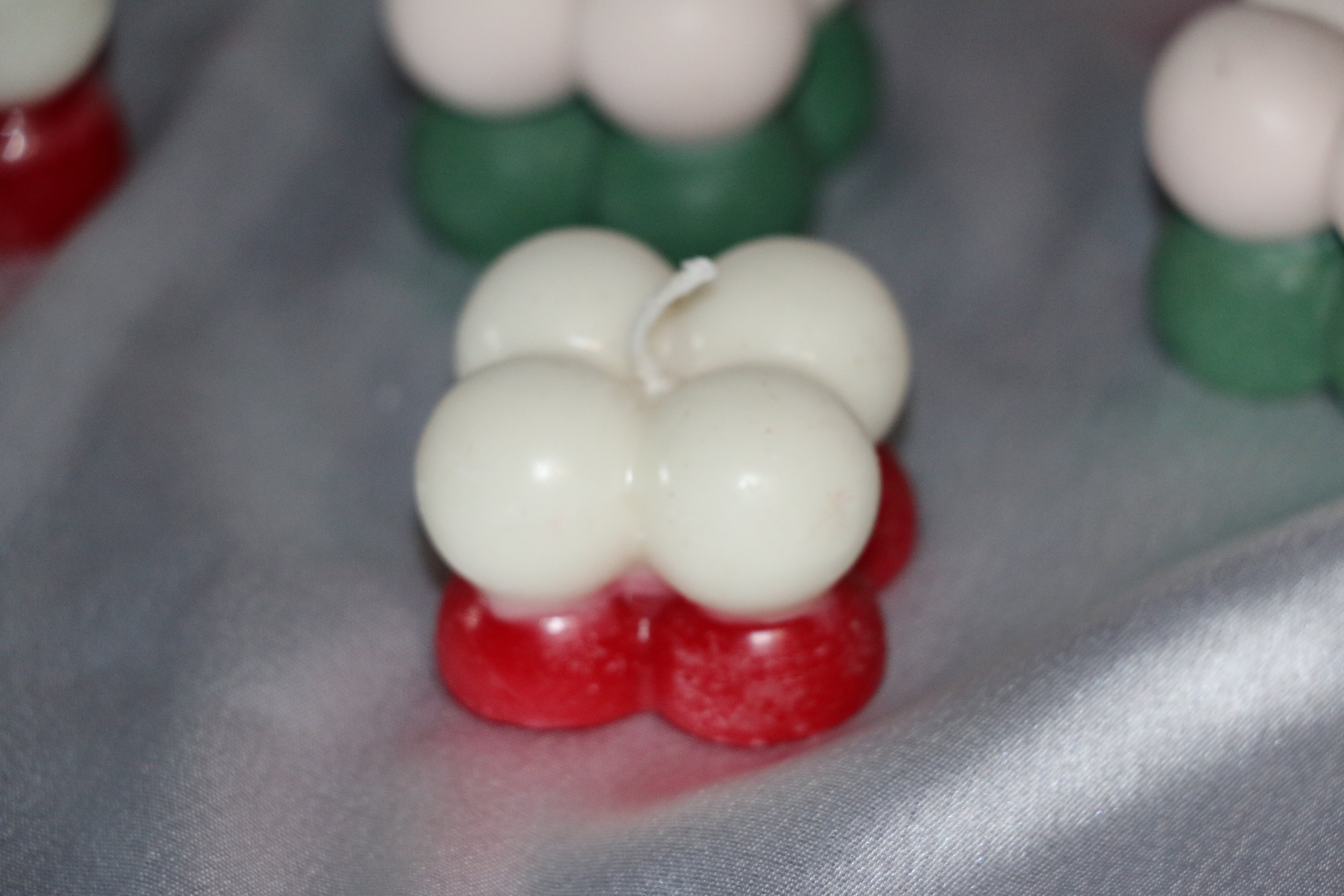 Mini Bubble Candle – Christmas Edition (Orange and Apple Cinnamon)