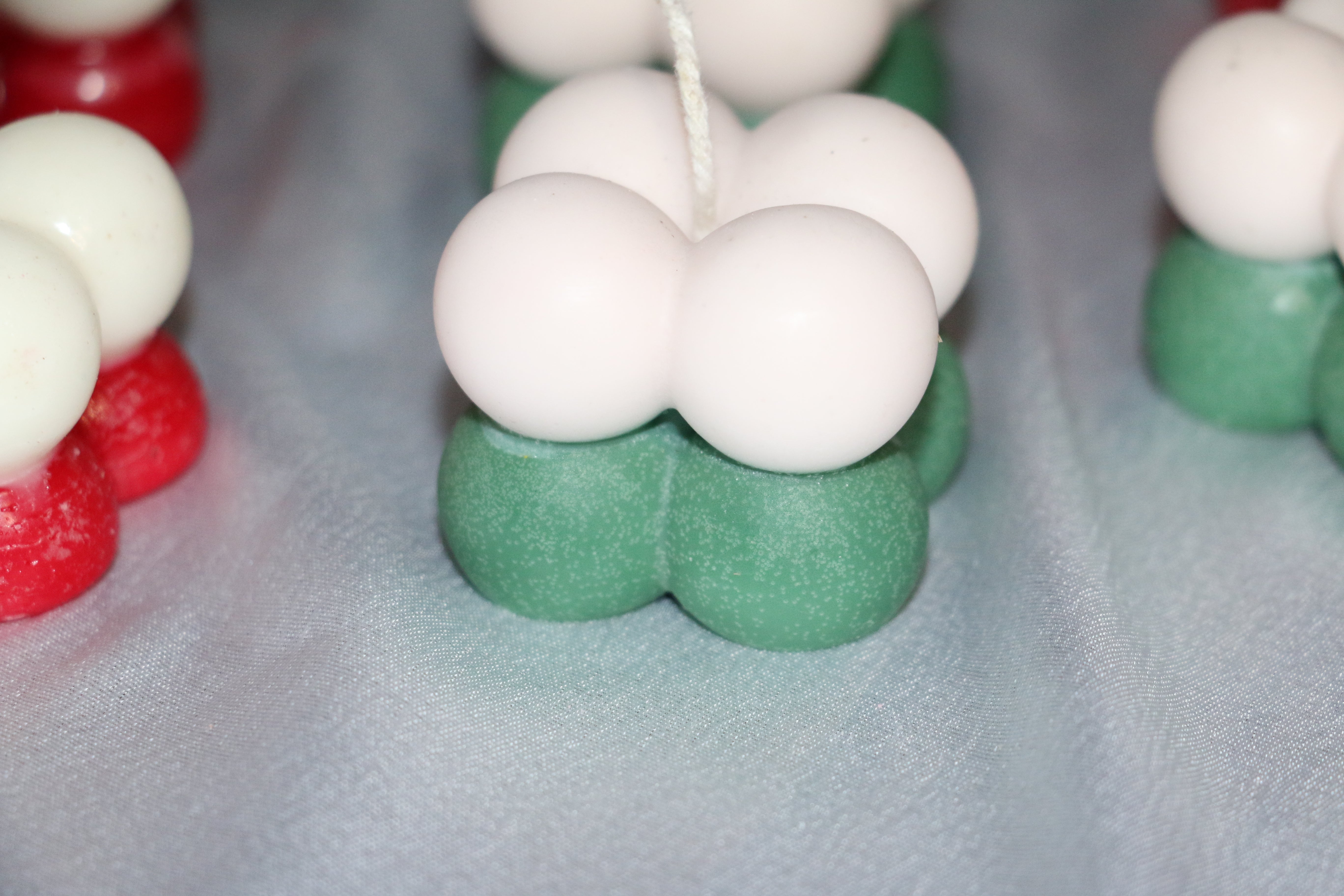 Mini Bubble Candle – Christmas Edition (Orange and Apple Cinnamon)