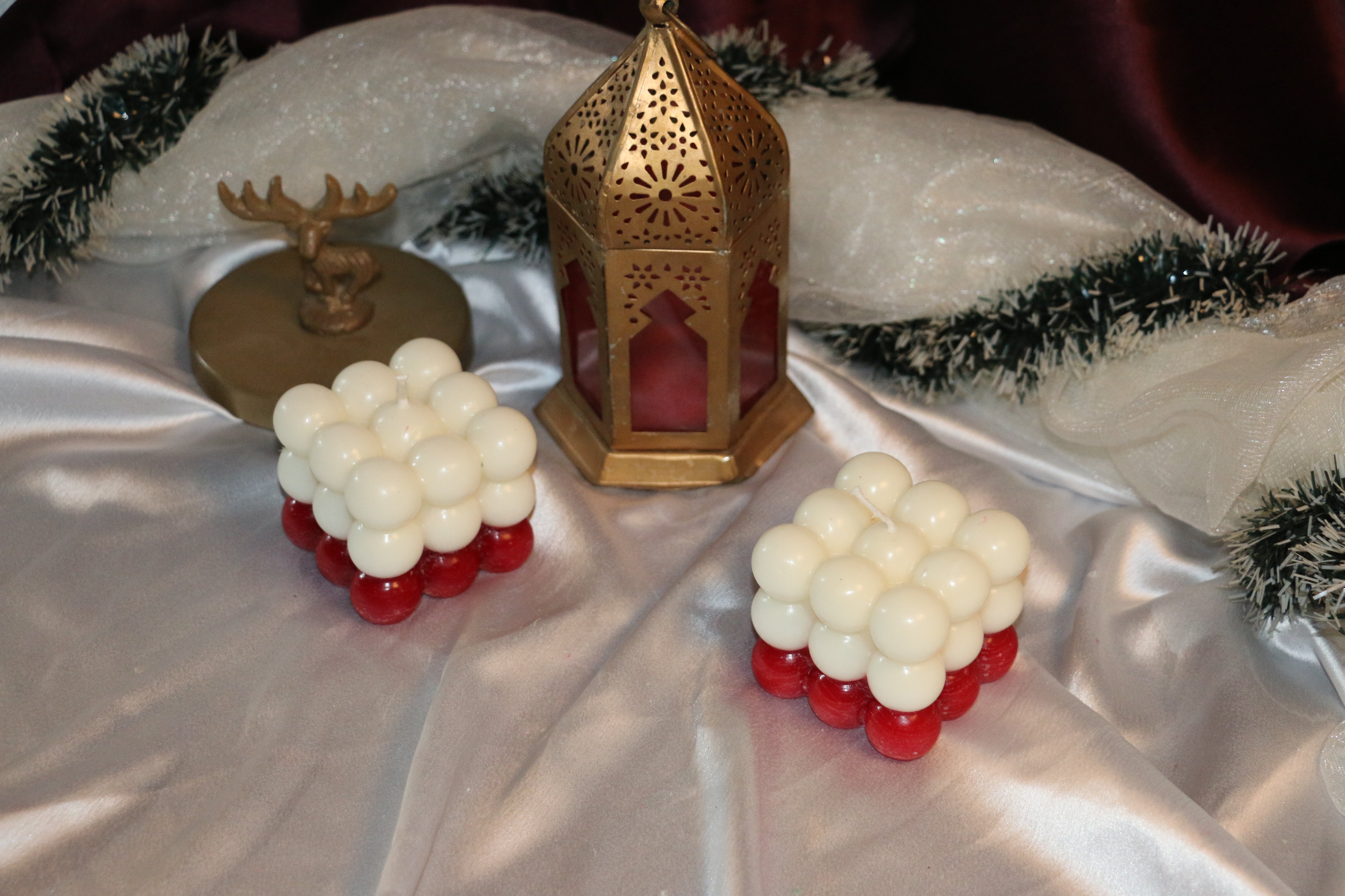 Valentine's Special Red Bubble Candle