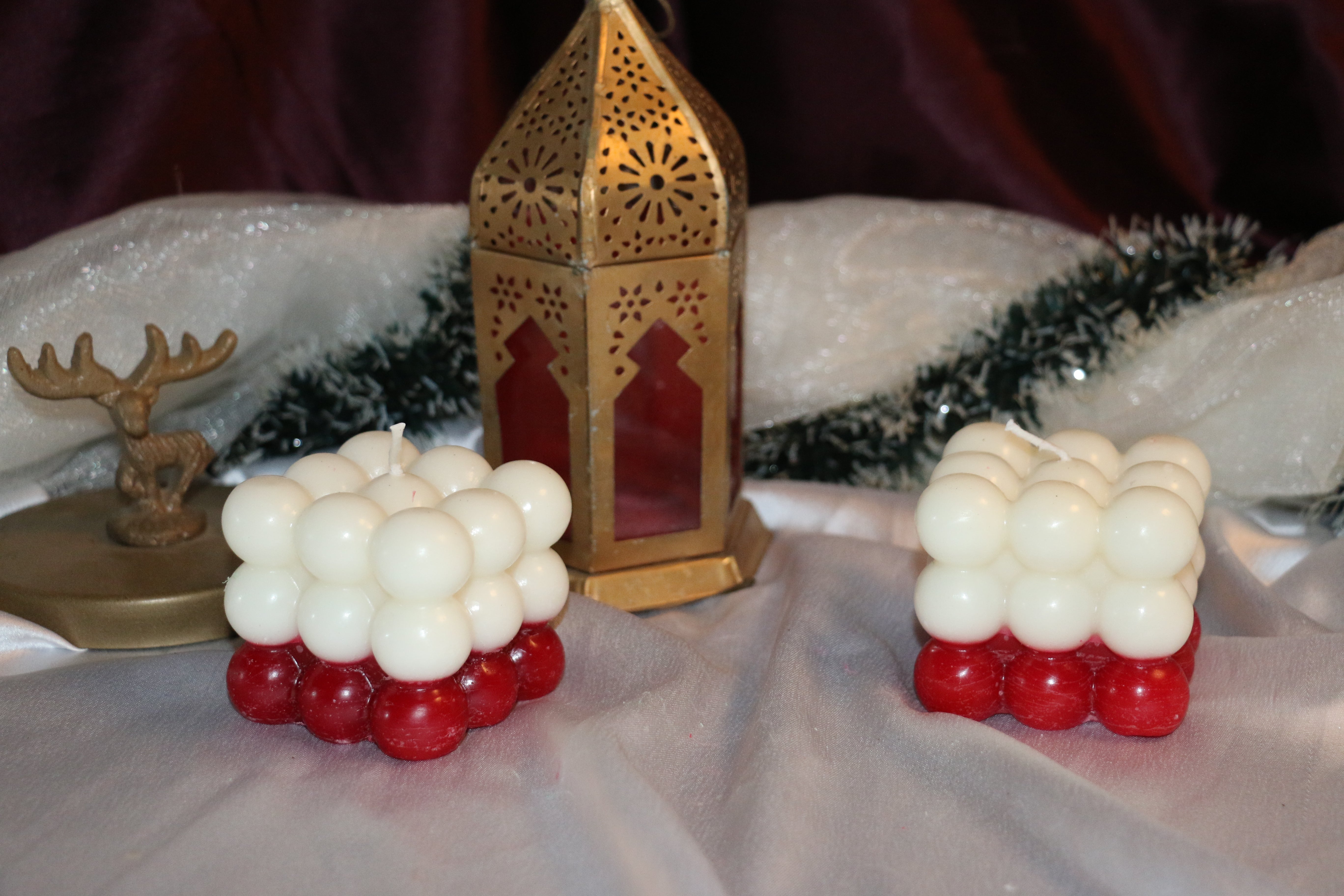 Valentine's Special Red Bubble Candle