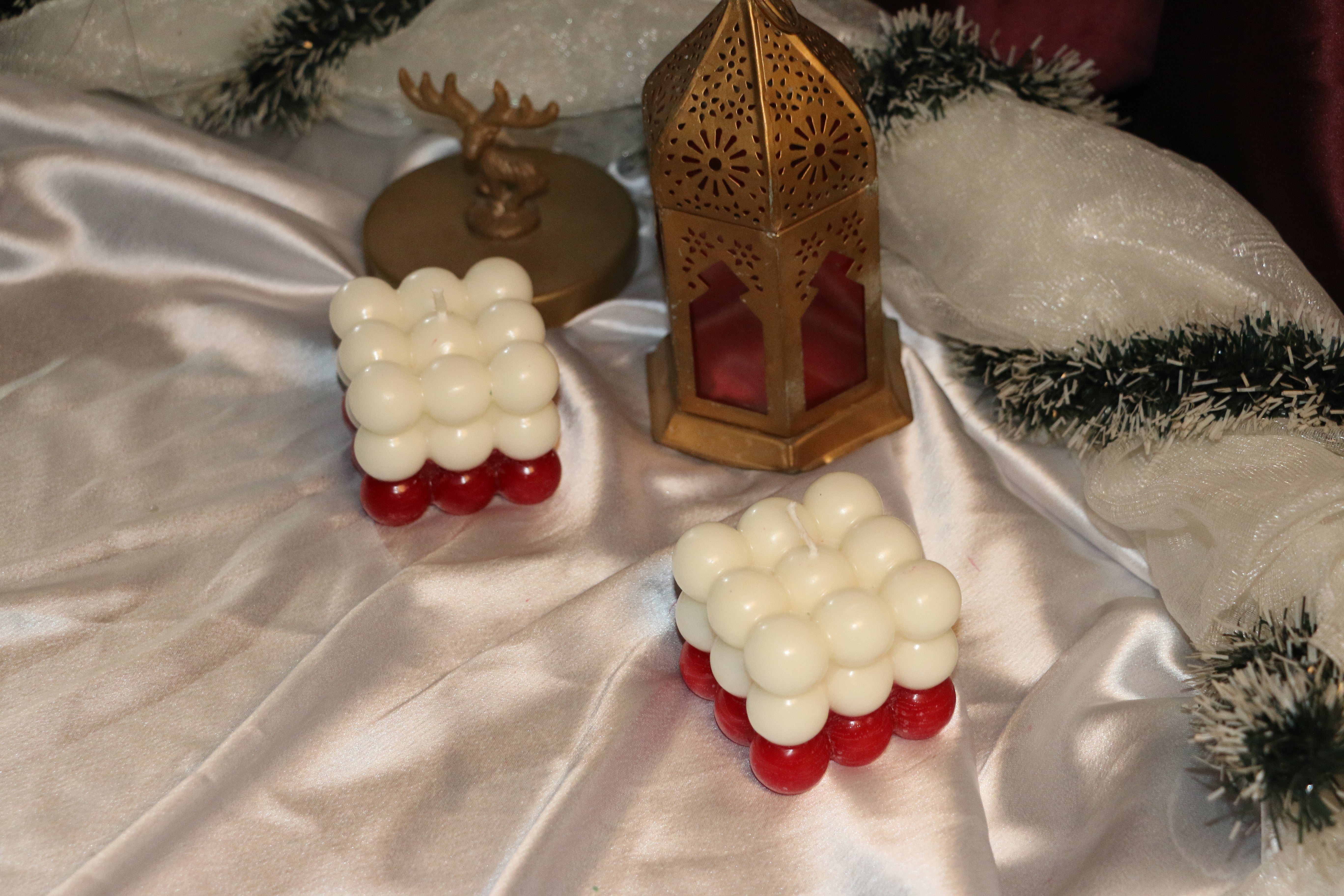 Valentine's Special Red Bubble Candle