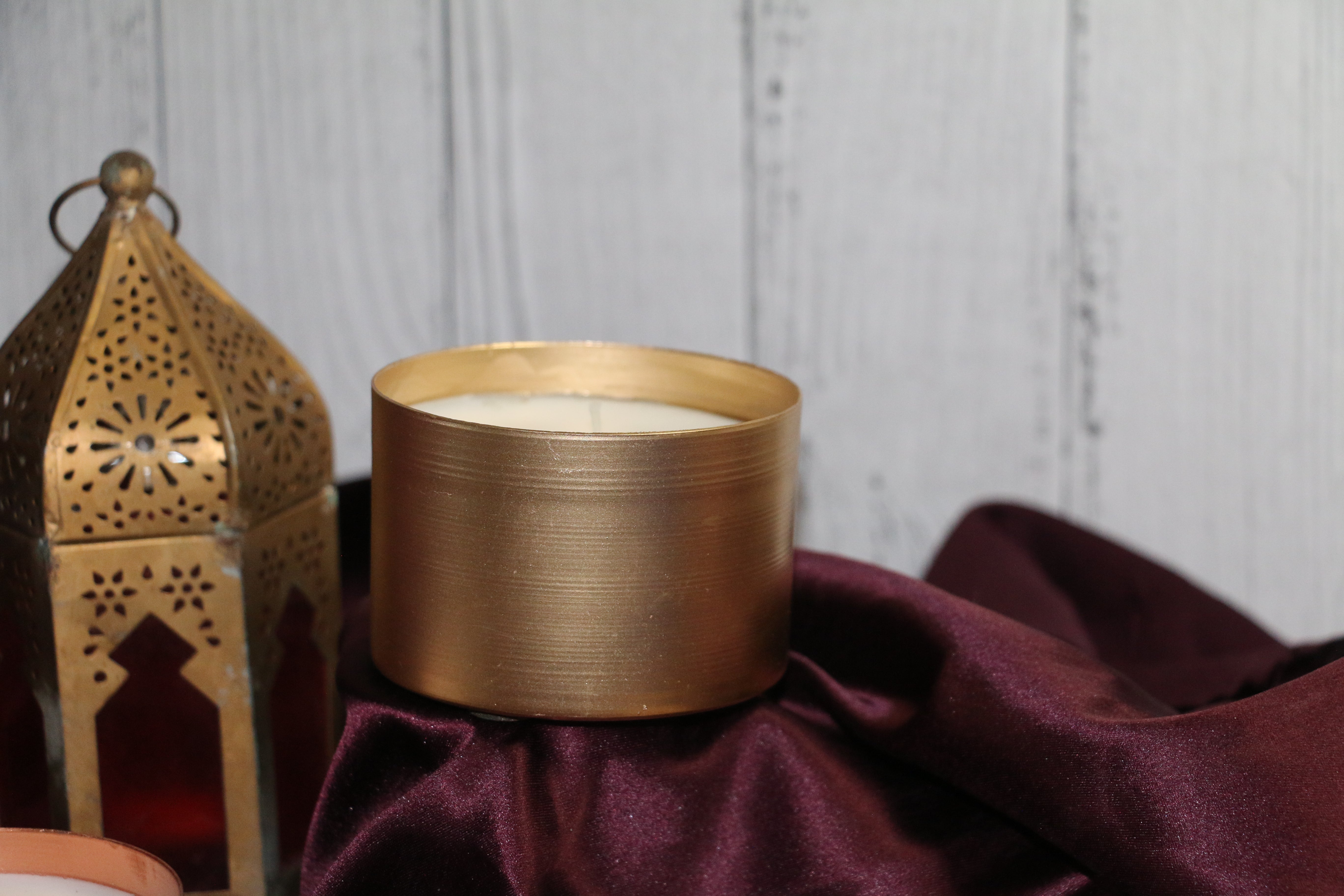 ✨ LUMORA Metal Jar Candle Collection 150g – Premium Soy Wax – Ethnic Beauty, Modern Glow