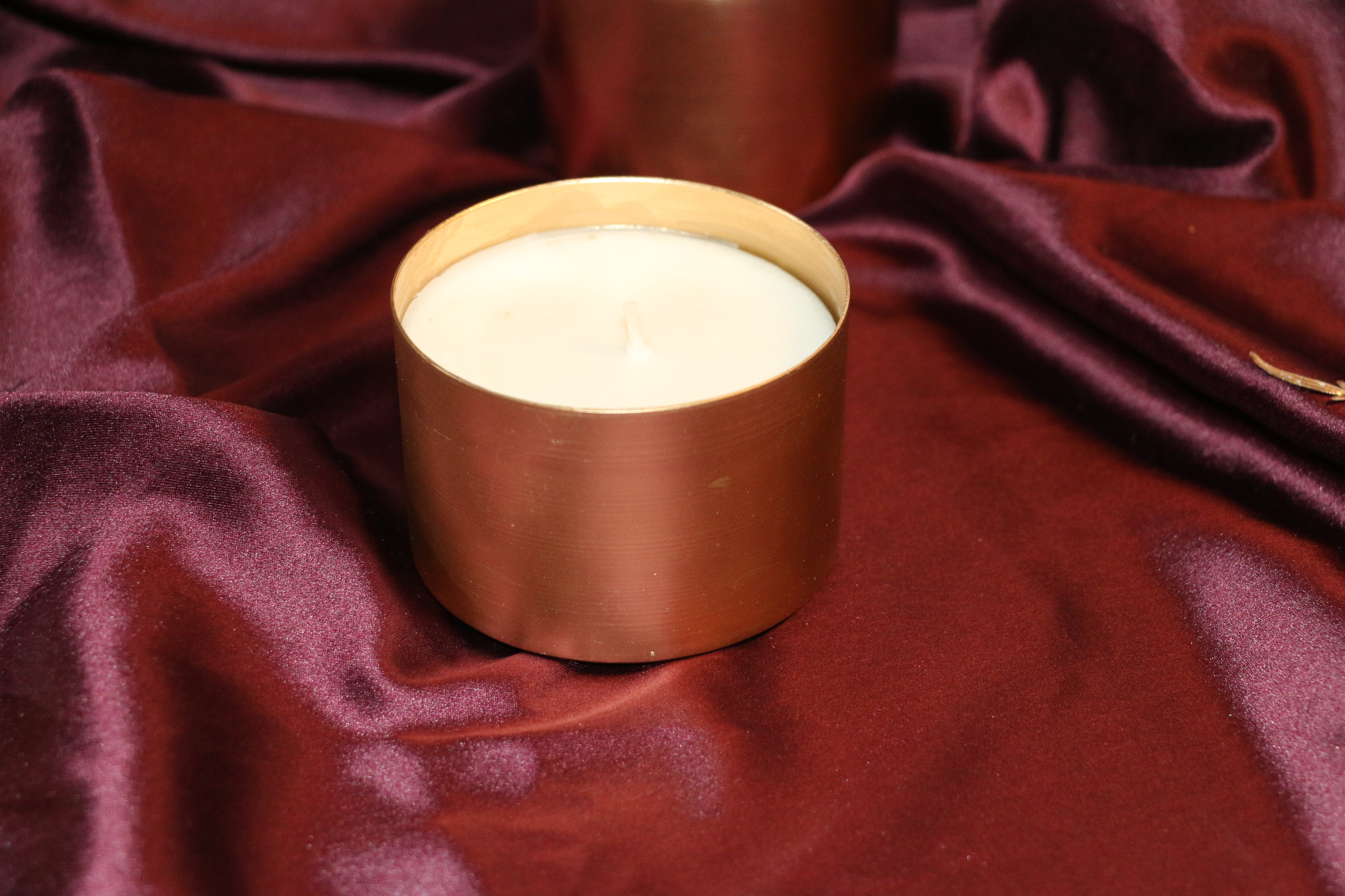 ✨ LUMORA Metal Jar Candle Collection 150g – Premium Soy Wax – Ethnic Beauty, Modern Glow